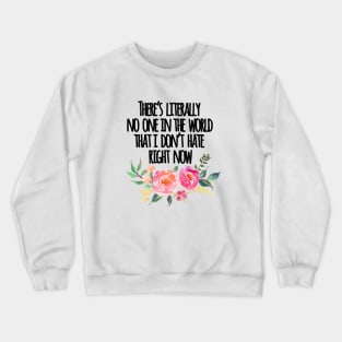 toby ziegler-quote Crewneck Sweatshirt